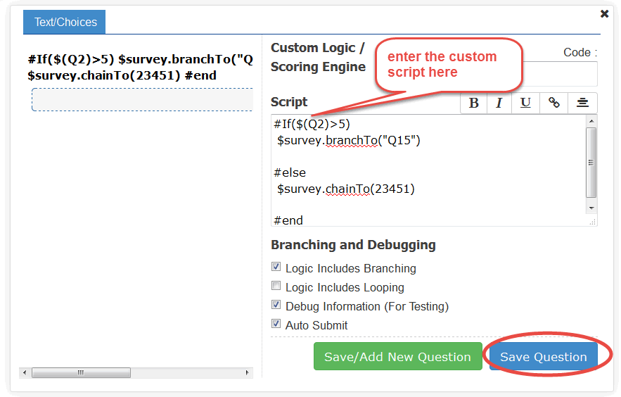 Survey Software Help Image